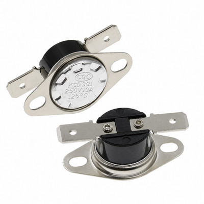 1 pc KSD301 Thermostat 40°C/135°F 10A Normally Open N.O Temperature Switch