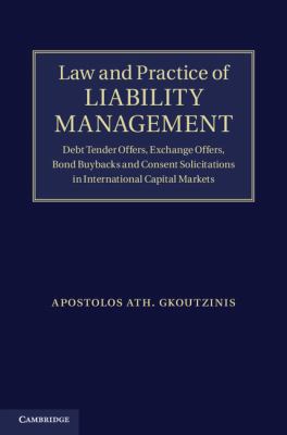 Law Practice Liability Management Debt Tender Offers Exchange … 9781107020344 LN
