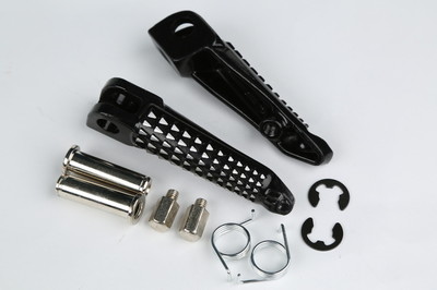 Front Footrests Foot pegs Fit For Kawasaki Ninja ZX6R ZX10R Z1000