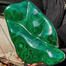 6.08LB Natural Polished Malachite Mineral freeform specimen Reiki Stone