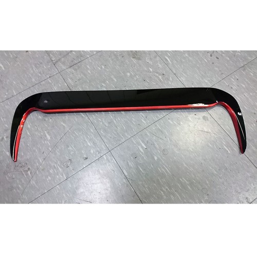 Black + RED Line For Subaru Levorg 5Dr Wagon Front Hood Scoop Vent Cover Trim - Picture 3 of 8