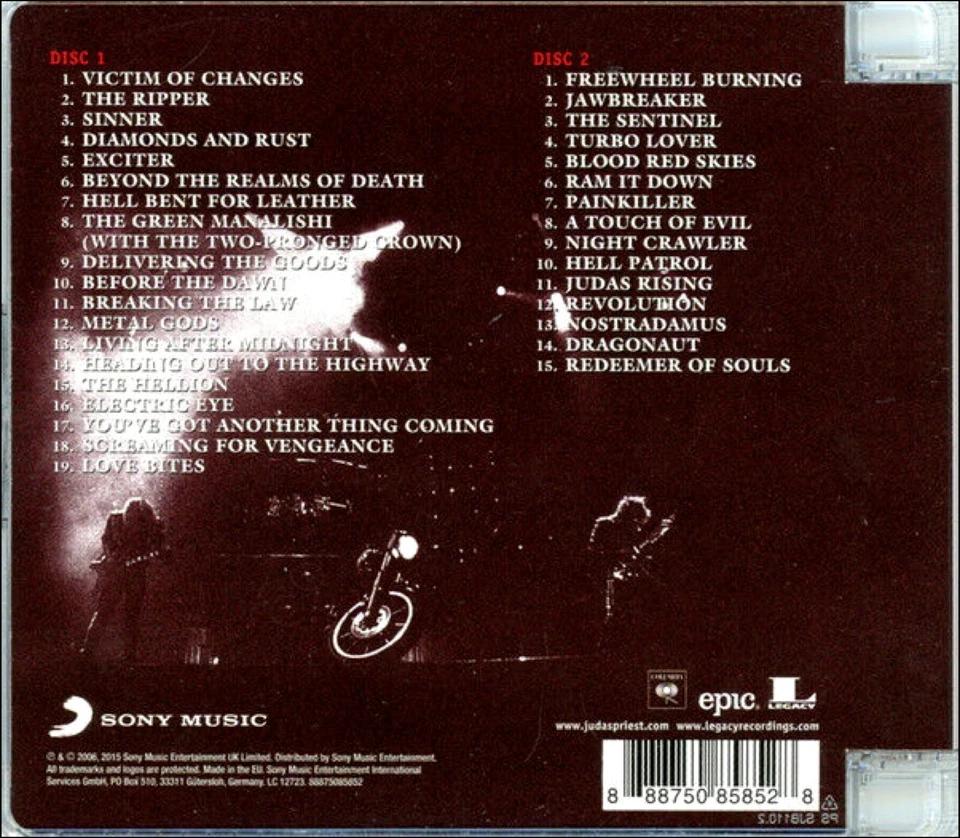 JUDAS PRIEST  *  34 Greatest Hits * New 2-CD Set * All Original Recordings * - Image 2 of 2