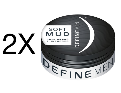 Define Men Soft Mud Mud Hair Wax Norwegian 2X80ml