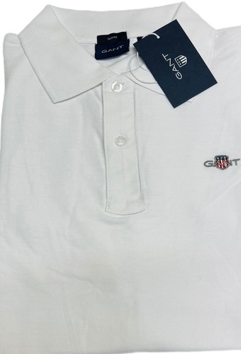 GANT SHORT SLEEVE BRAND NEW PURE SOFT COTTON POLO SHIRT - Picture 3 of 5