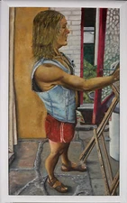 G. R. Childs  - 1992 Oil, The Artist At Work