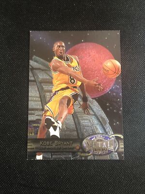1997-98 Fleer Metal Universe # 81 Kobe Bryant Hot Rare Foil Card