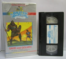 Hannah Barbara DAVID & GOLIATH Stories From the Bible OOP VHS Tape Robby Benson