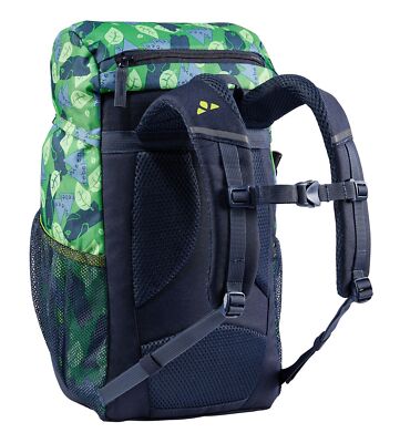 Sac à Dos Enfant VAUDE Skovi 10 – Vert Perroquet/éclipse, Imperméable Et Réfléchissant