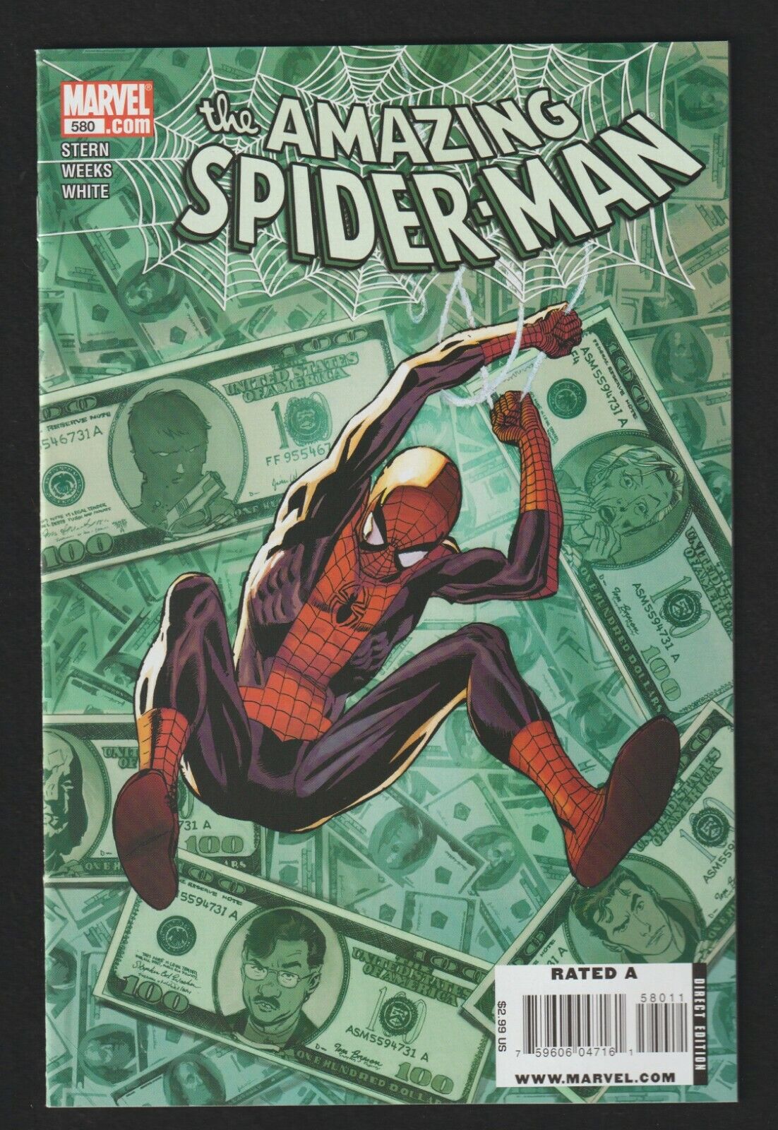 The Amazing Spider-Man, Vol. 2 #580 (Marvel, 2009) Fill In The Blank