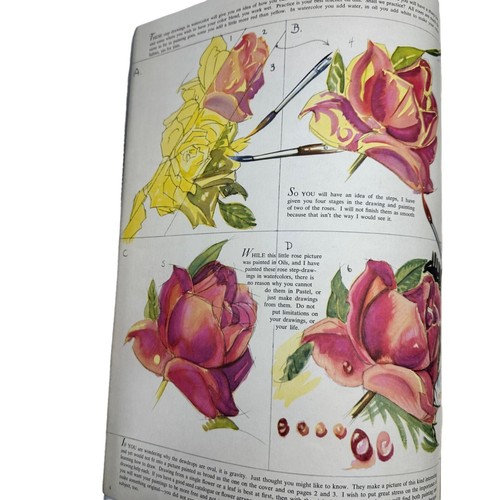 Cómo dibujar y pintar flores Walter Foster instrucción artística óleo floral - Imagen 3 de 7