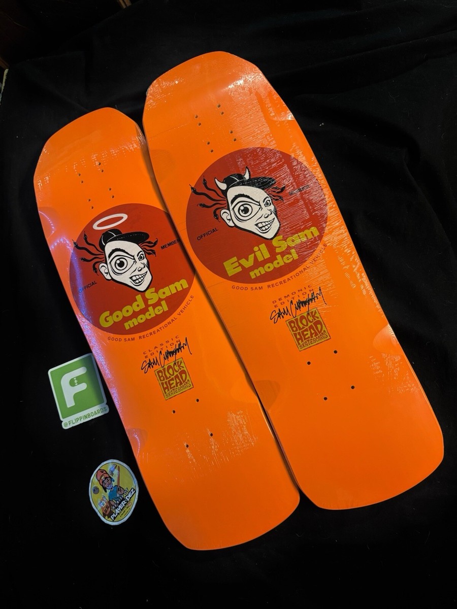 RARE Lot Of 2 Sam Cunningham Blockhead Good & Evil Classic