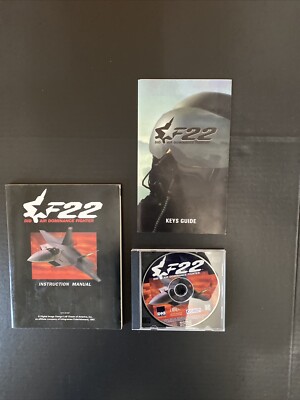 F22 DID Air Dominance Fighter Vintage PC Computer Game F22 DID Air Dominance Fighter Vintage PC Computer Game