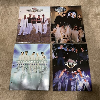Backstreet Boys Unpunched 3-hole Folder Lot Of 13 Winterland