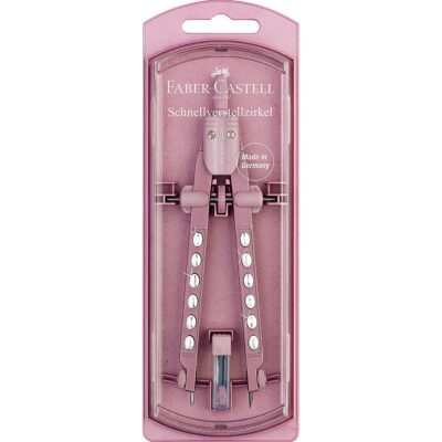 Faber Castell Schnellverstellzirkel  Zirkel Sparkle Factory Farben zur Auswahl