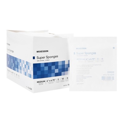 McKesson Fluff Dressing Sterile 6 x 6.75'' 90 Pack(s) 5  per Pack