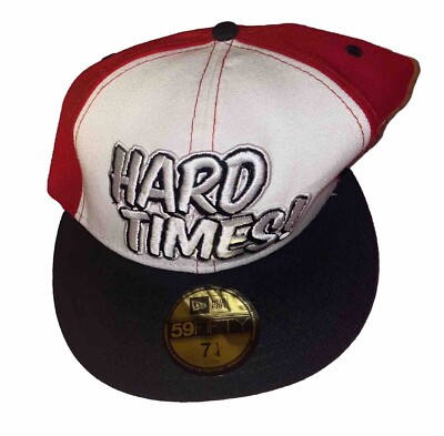LA Los Angeles Dissizit! DMC DZT Hard Times! New Era Hat Fitted Size 7 1/4