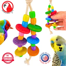 Bonka Bird Toys 50045 Real Deal Small Chew Pull Tug Parrot Cage Toy Budgie Pet