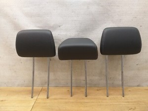 Mercedes-Benz S212 Mopf Kombi Kopfstütze Leder Schwarz Hinten (weißen faden)