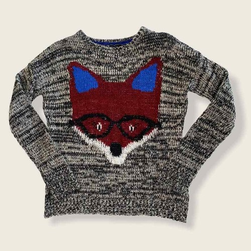 Full Tilt Graphic Sweater Fox Glasses 