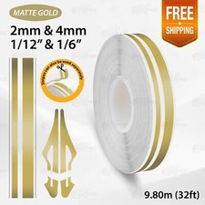 Pinstriping Pin Stripe Tape Car Motorcycle Double Line Vinyl Stickers 12 12mm