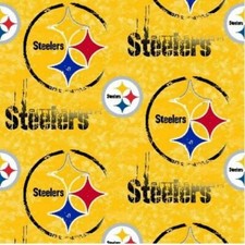 NFLSTEELERS Fleece fabric By The Yard stock 7
