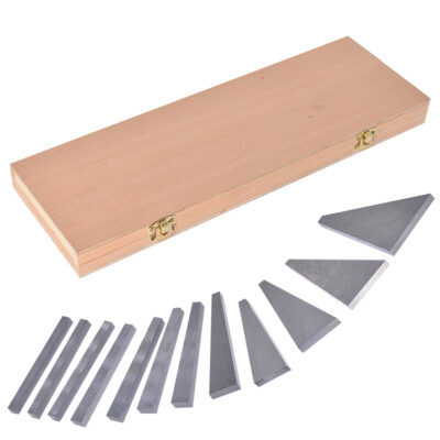 Precision Angle Block Precision Steel 1/4 To 30 Degree Gauge Block Set 12 Pack