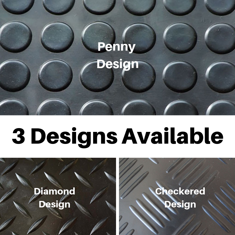 Heavy Duty Rubber Matting Garage Flooring 3mm or 4mm Roll Mat Van Car Lorry eBay