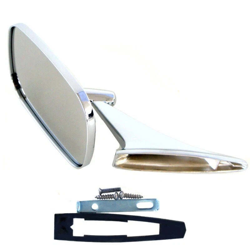 Espejo rectangular puerta exterior Camaro Chevelle El Camino Impala Nova diestro M1030 Foto 3 de 4