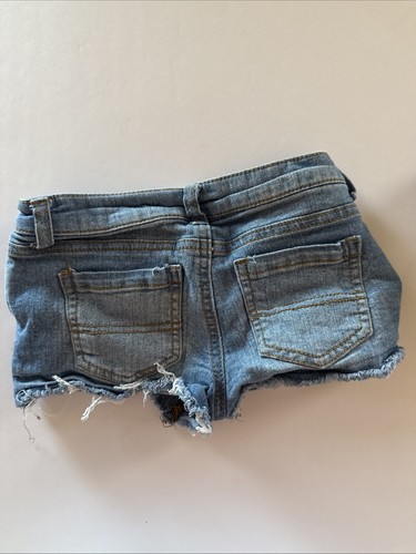 Epic Threads and RSQ Girls Shorts Denim Cut Off Size 7 Blue Jean Lot of 2 Grunge - Picture 3 of 7