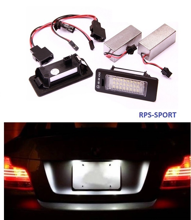 Feux de plaque LED blanc Audi A5 pour vos trajets de nuit