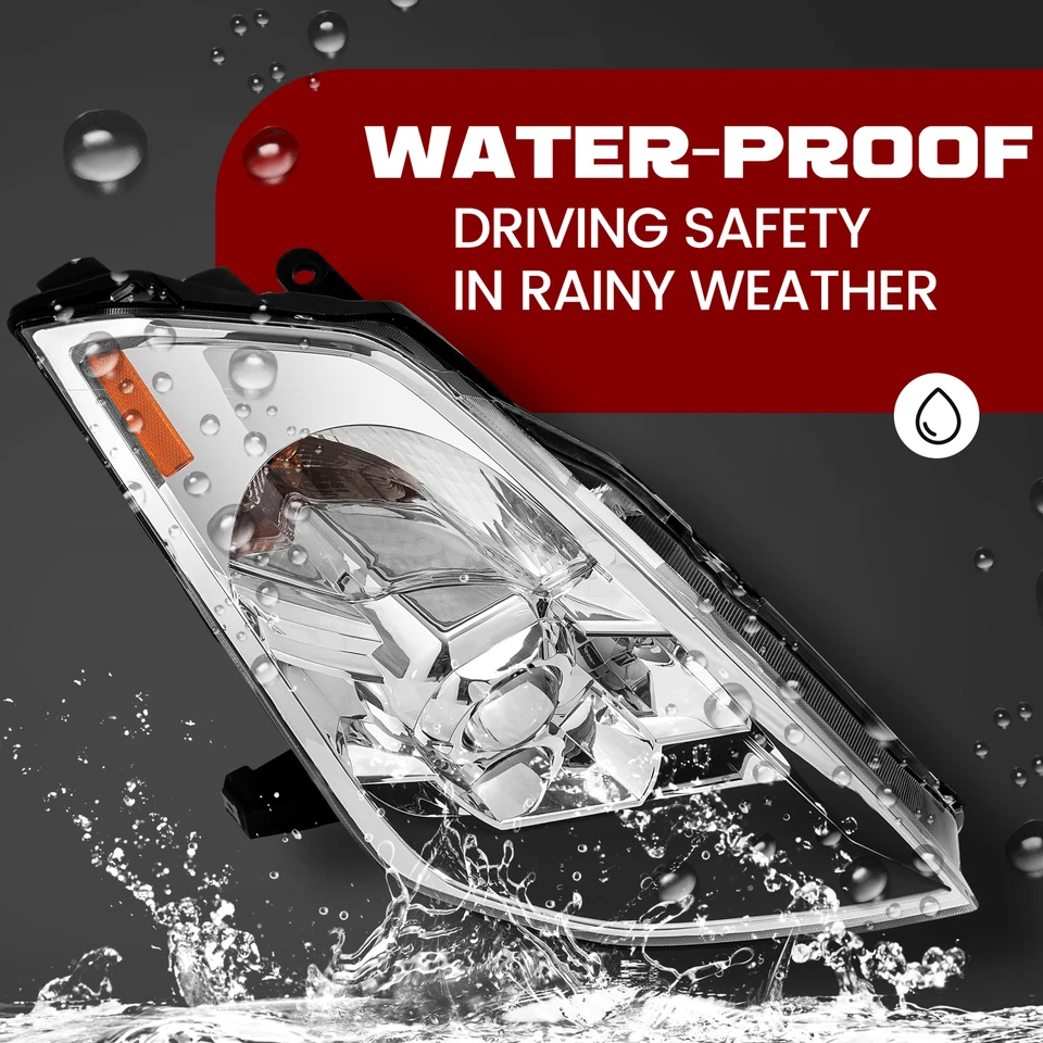 HID Left Right LED Projector Headlights For Nissan 350Z Z33 Fairlady 2003-2009 - Image 3 of 4