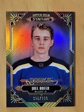 Joel Hofer 2020-21 Upper Deck Stature Rookie RC #124 /399!  St.Louis Blues