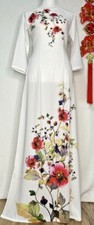 ao dai vietnamese long dress  lua tam y FINAL SALE