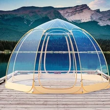 3M Transparent Dome Tent 4-8 Person Waterproof Camping Mushroom Tent For Outdoor