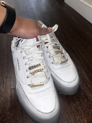 Size 10 - Reebok Club C Cardi B Low White