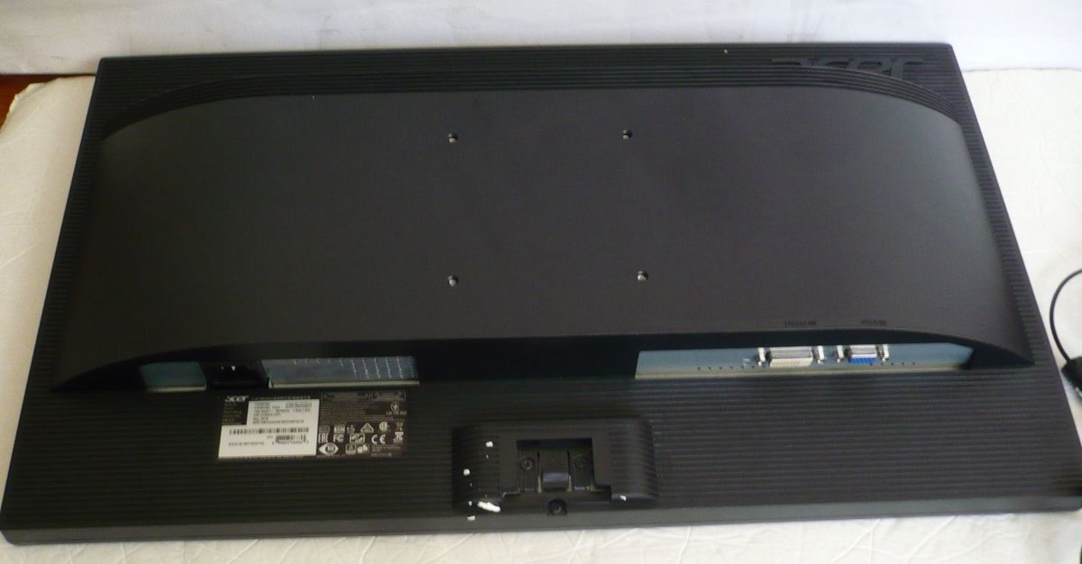 Acer フラットモニター スリムベゼル ACER V246HQL MONITOR, LIGHT USE, SMALL SCRATCH, WITH STAND