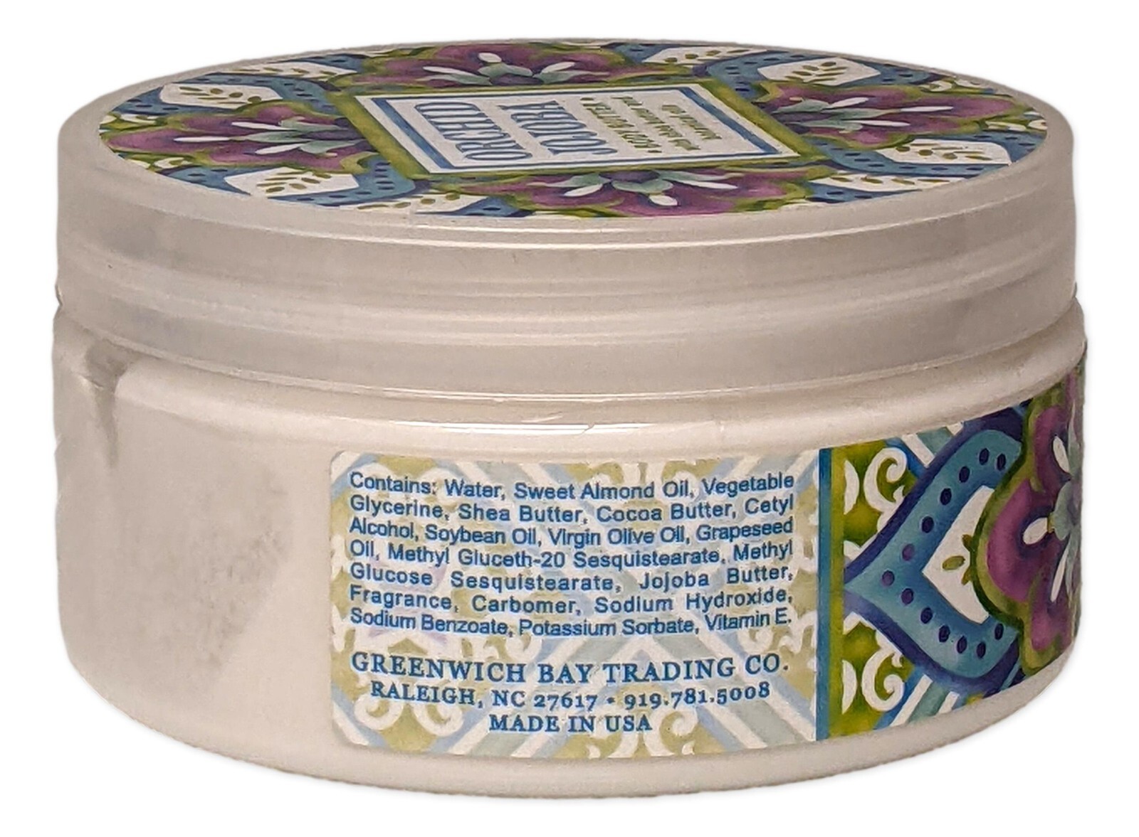 Greenwich Bay ORCHID JOJOBA Body Butter with Shea Butter, 8 oz.