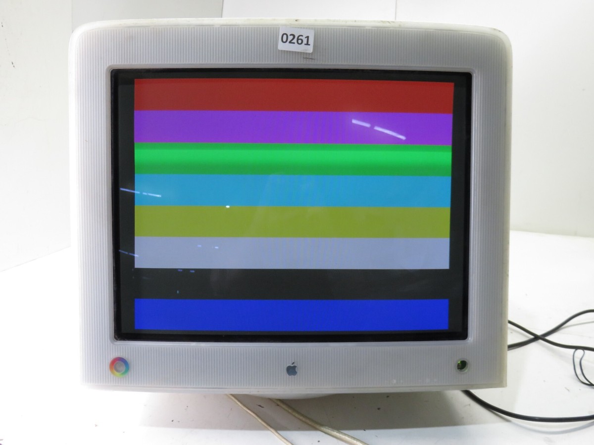 最終価格 Mac G4 Apple Studio Display モニター APPLE STUDIO DISPLAY 21 CRT Monitor Power Macintosh G4 Grey White