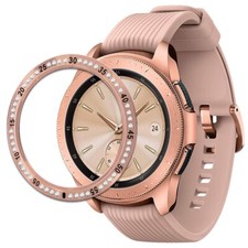 Premium Real Bling Diamond Bezel Ring Cover f Samsung Gear S3 Classic SM-R770N