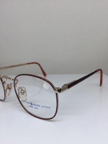 New VINTAGE Polo Ralph Lauren Polo Prep 9 Eyeglasses C. 079 Havana w/ Gold 49mm - Picture 4 of 12