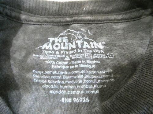 The Mountain T-Shirt schwarz Large Sensenmann 2017 Baumwolle - Bild 7 von 7