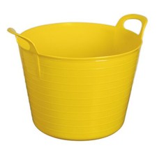 Sealey Heavy Duty Flexi Tub 40ltr - Yellow Buckets Quality Work Tools SFT40Y