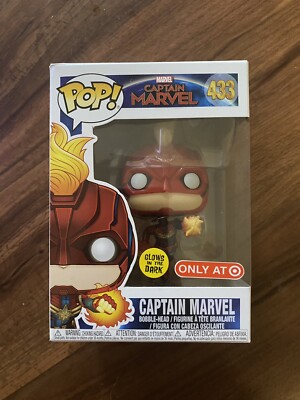 Funko Pop! Vinyl: Marvel Captain Marvel (Flying) Target (T