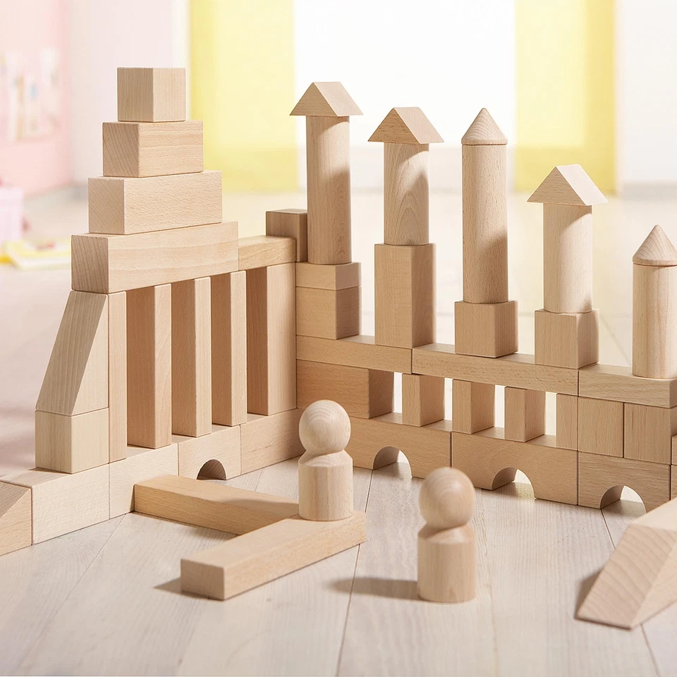 HABA Basic Building Blocks 60 Piece Large Starter Set (Made in Germany) - Image 3 of 4