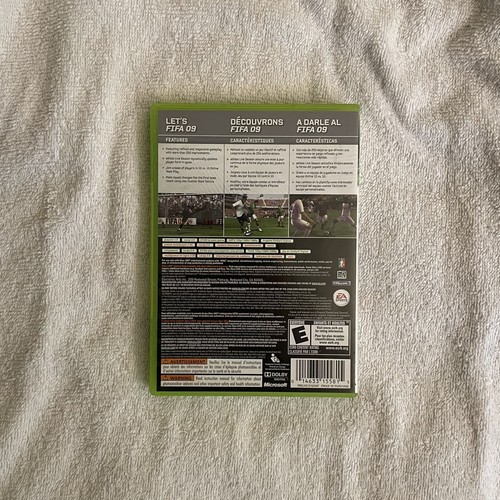 FIFA Soccer 09 (Microsoft Xbox 360) Football/Futbol Complete In Box With Manual - Picture 2 of 3