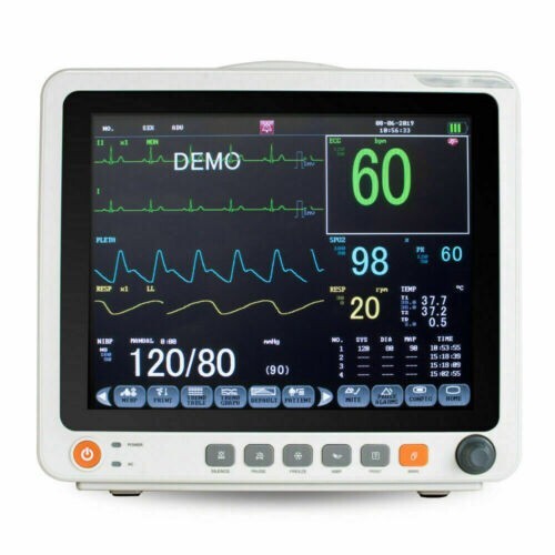 Two choose Multi-parameter Patient Monitor ECG NIBP SPO2 TEMP-Adults &Pediatrics - Picture 5 of 48