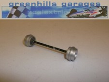 Greenhills Scalextric Dallara Indy Front Axle  Wheels silver Used - P3163