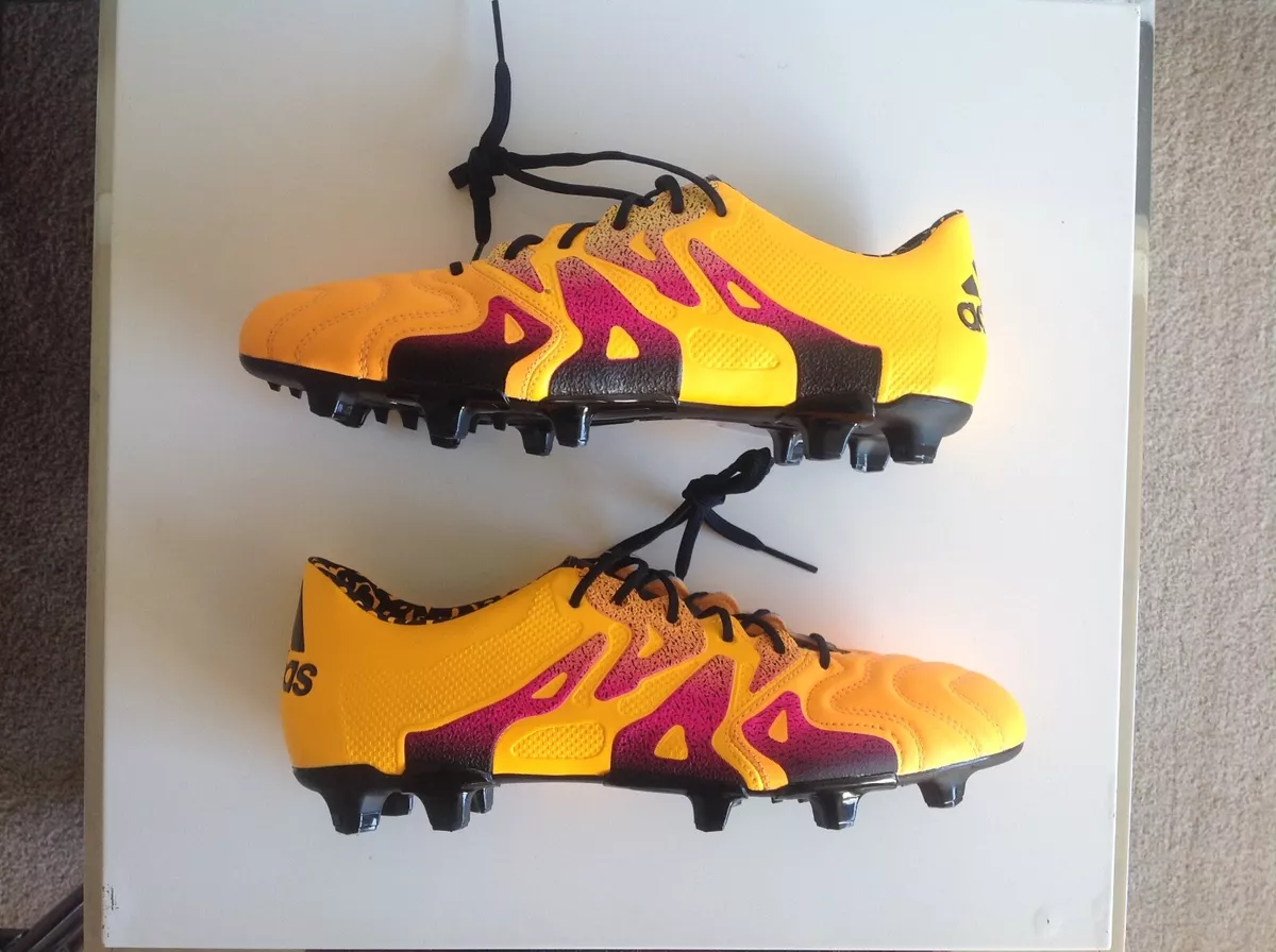 ADIDAS X 15.1 AG LEATHER FOOTBALL BOOTS UK 8.5 EUR 42 2 3 US 9