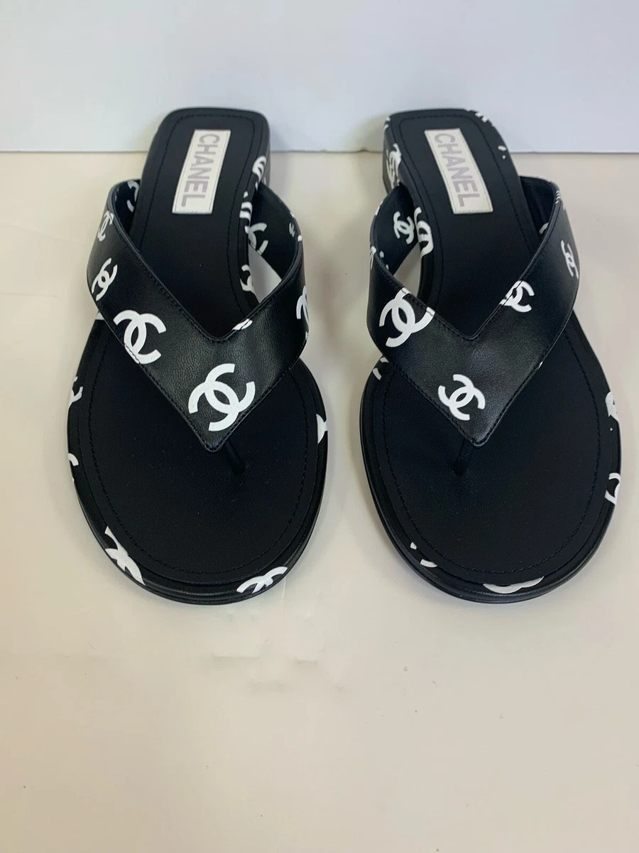 chanel sandals flip flops