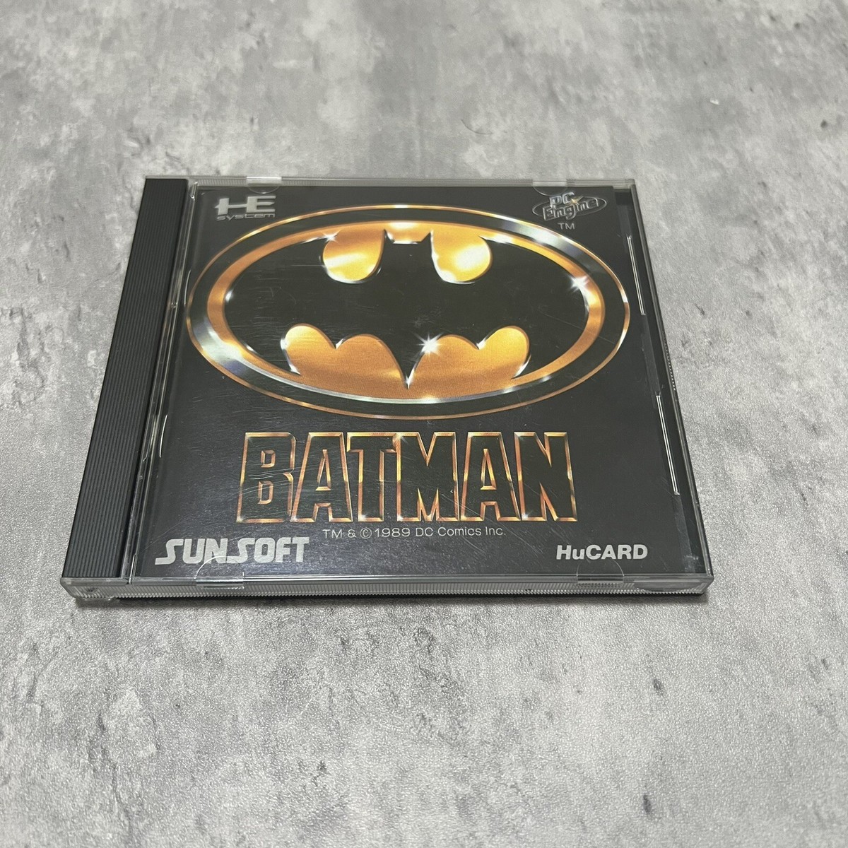 PCE PC Engine BATMAN Sunsoft Software Hu Card SS90003 PCE PC Engine BATMAN Sunsoft Software Hu Card SS90003